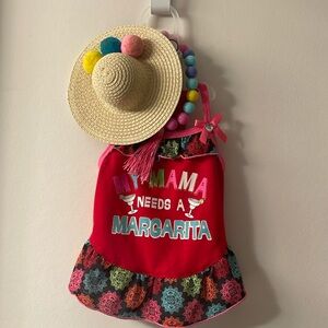 My Mama Needs a Margarita Dog Dress and Accessories.